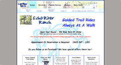 Desktop Screenshot of echoriverranch.com